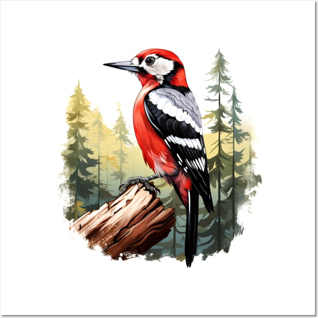 Woodpecker Wall Art by zooleisurelife